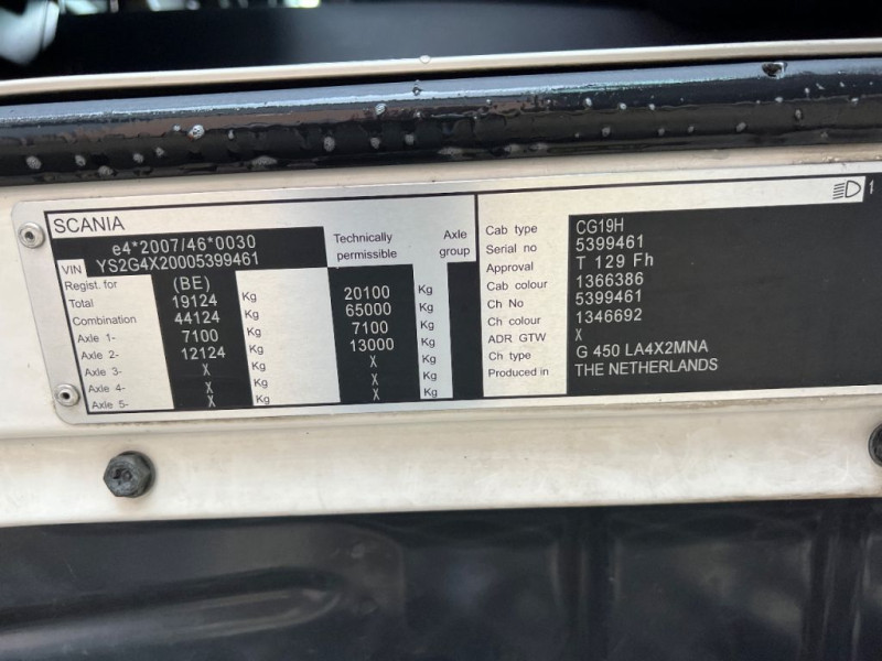 Scania G450 4X2 Highline Retarder ACC SCR-Seulement 777,400KM