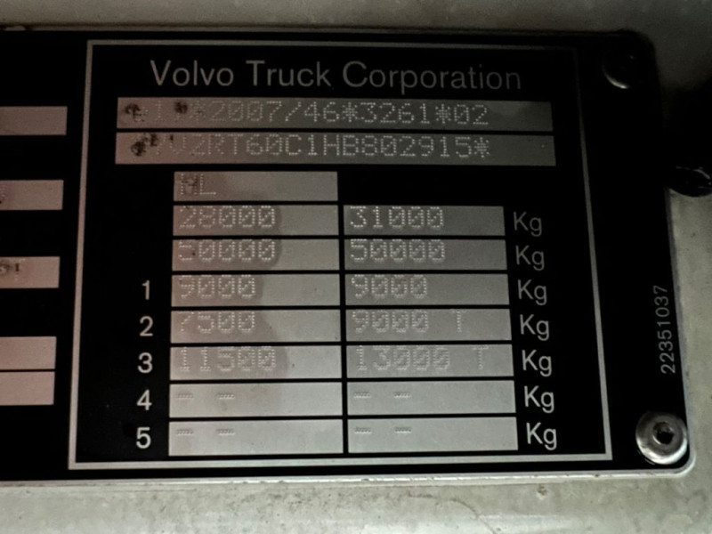 Volvo FH 540 6X2 Globetrotter Ręczna skrzynia biegów Hydrauliczna PL Ciężarówka