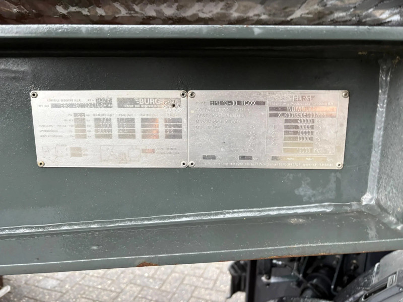 Burg BPO 13-30 RCZXX 34.000L RVS/Edestahl Food Lebensmittel Isolated 2x Stuuras + Liftas