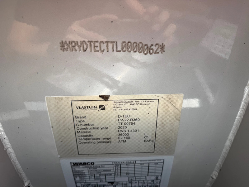 D-TEC FV-22-R360 RVS/ Edeldstahl 36m3 Borger Pomp Liftas Stuuras