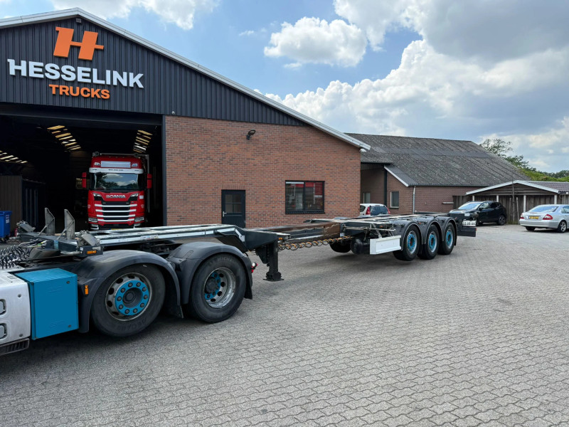 D-TEC FLEXITRAILER FT-LS-S Multi 2x20 40 45ft SAF Liftas 2x20 30 40 45FT LED Top condition NL Trailer