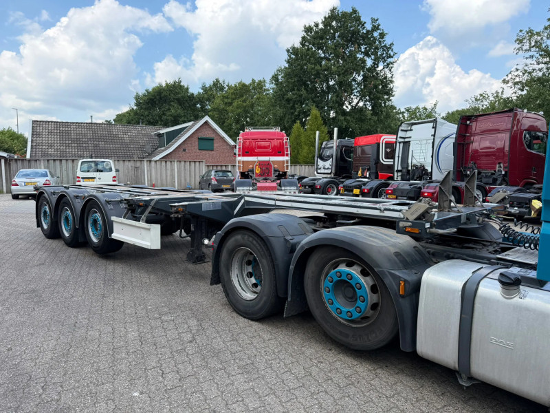 D-TEC FLEXITRAILER FT-LS-S Multi 2x20 40 45ft SAF Liftas 2x20 30 40 45FT LED Top condition NL Trailer