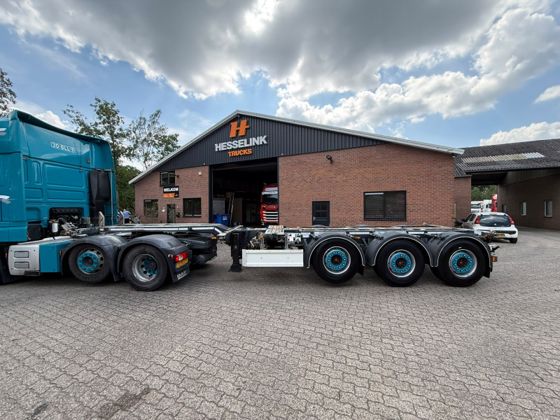 D-TEC FLEXITRAILER FT-LS-S Multi 2x20 40 45ft SAF Liftas 2x20 30 40 45FT LED Top condition NL Trailer