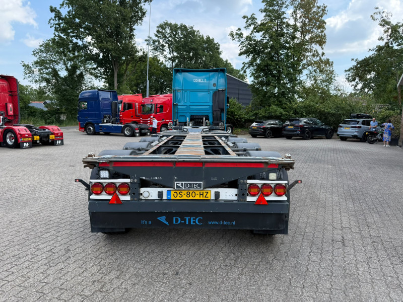 D-TEC FLEXITRAILER FT-LS-S Multi 2x20 40 45ft SAF Liftas 2x20 30 40 45FT LED Top condition NL Trailer