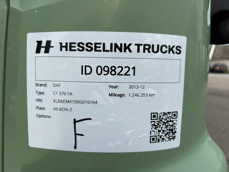 DAF CF 370 Mega Volume Combi Dhollandia 2000KG Pacton Aanhanger Schuifdak NL truck APK/TUV 24-12-2026