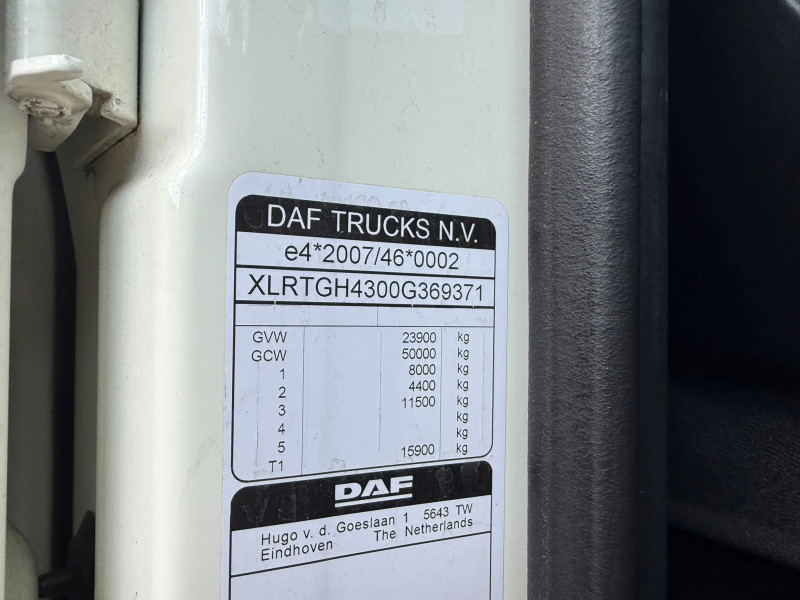 DAF XF 480 6X2 FTP Space Cab Midlift Standairco Alcoa 428.044KM NL Truck