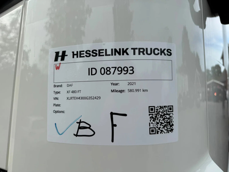 DAF XF 480 SSC 580,991 km, Parking Air Conditioner