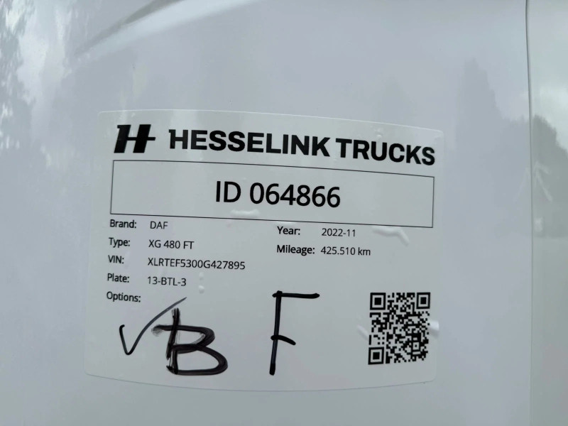 DAF XG 480 Standairco PTO-Prep 2 Dieseltanks NL Truck