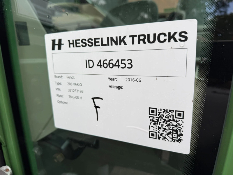 Fendt 208 Vario TMS 3.481 uur!
