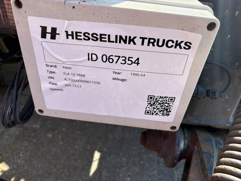 Floor NCH/Haak Container Trailer NEW APK/TÜV 6-2027!