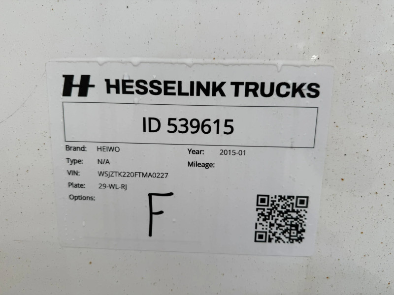 Heiwo Thermo King UT1200 D+E 8.2 Side Doors! Alcoa APK/TUV01-2027