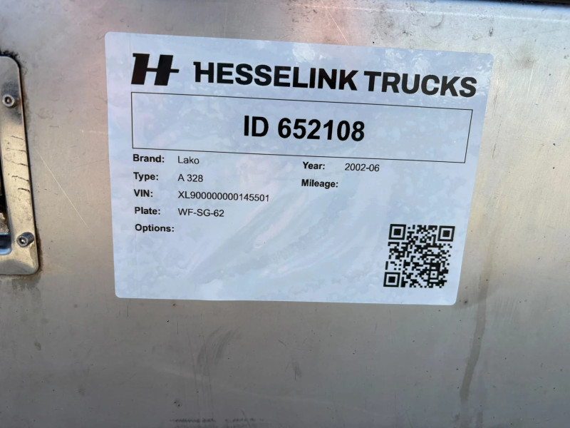 Lako A 328 RVS Opbergkist AS-2 Liftas LED NL Aanhanger APK/TIV 05-09-2026