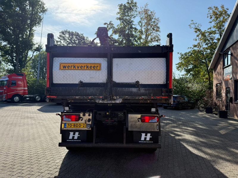 MAN TGS 33.440 6X6 HMF Kraan AHK 3 Zijdige Kipper AS-3 Stuuras NL Truck APK/TUV 16-02-2027