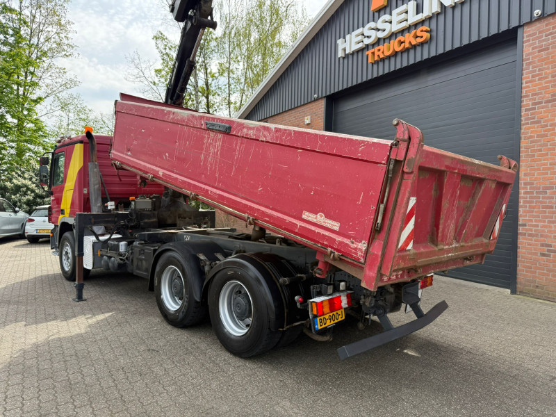 Mercedes-Benz Actros 2644 L 6X4 3 Zijden kipper + MKG Kraan/Crane