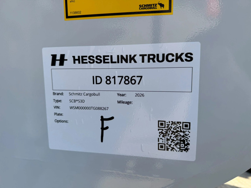 Schmitz Cargobull SKI24 SL 28m3 Stalen kipper Liftas Automatisch zeil, Nieuw