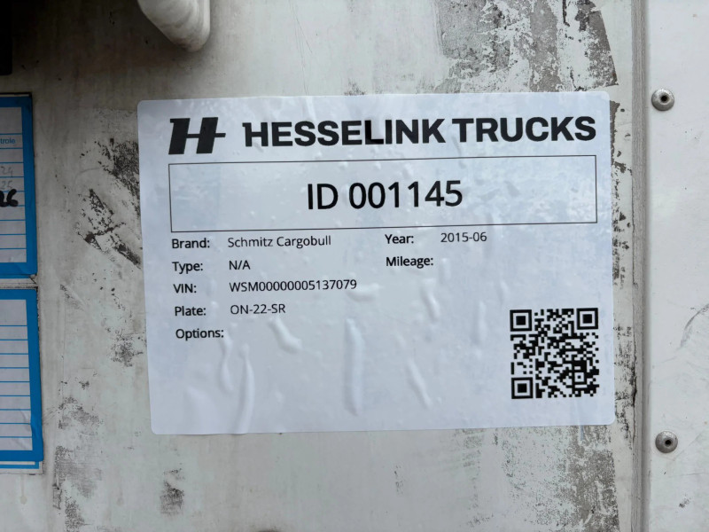 Schmitz Cargobull N/A Carrier Vector 1550 D+E 250H 265B APK/TÜV 05-2027