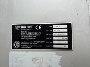 Kraker CF 200 92m3 Nákladná podlaha 10MM 2x Liftachse Silver