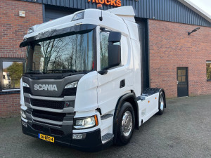 Scania P410 4X2 Day cab LED 9T Front axle 2x tank FULL-AIR Alcoa