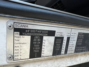 Scania R410 6X2MLB Jumbo Kombi BDF Wechsel Hubdach Retarder