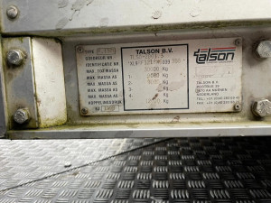 Talson 2-AS 13.6M Têxtil/Kleider/Confeção ABS APK/TUV 11-2024