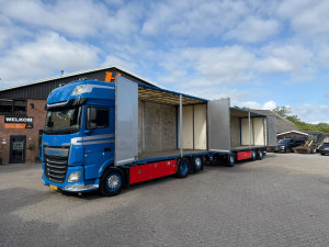 DAF XF 530 Full Air Side Doors Combi AS-3 Liftas/Stuuras NL Truck