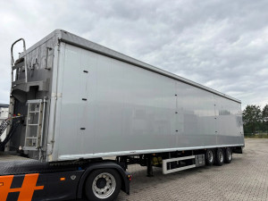 Knapen Trailers K100 Knapen Trailers 96 m³ Liftas Cargo Floor 10 mm, 2,5 ans ! Couleur métallisée, contrôle technique valable jusqu'en septembre 2026