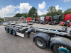 D-TEC FLEXITRAILER FT-LS-S Multi 2x20 40 45ft SAF Liftas 2x20 30 40 45FT LED Top condition NL Trailer